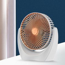 저소음 서큘레이터 선풍기 3D 공기 순환 냉각기 USB 팬 초저소음 속도 조절 홈 데스크 사무실에 적합, 04 Gold Charging