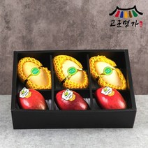 고군명가 명절 선물세트 프리미엄 혼합세트 3호 2.2kg 대과 애플망고 3과 + 태국망고 3과
