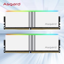 asgard valkyrie v5 시리즈 ddr4 ram pc 메모리 8gbx2 3200mhz 3600mhz rgb ram 데스크탑용 폴라 화이트 오버클럭 성능, v5 8gbx2 3600mhz