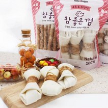 참좋은 천연 강아지덴탈껌 우유 치킨맛 24P 개 시츄 리트리버 양치껌, 1개