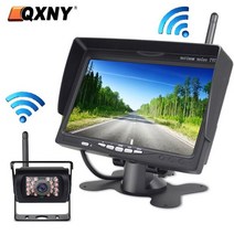 무선후방카메라 화물차후방카메라 후방카메라모니터 QXNY HD 무선 트럭 카메라 7 인치 버스 RV 트레일러 굴, 01 Wireless Truck