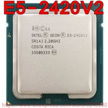 Intel Xeon CPU E52420V2 SR1AJ 220GHz 6 코어 15M LGA1356 E52420 V2 프로세서 E5 2420V2