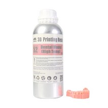 3D프린팅 필라멘트 DLP 3D 프린터 치과 모델 수지 250ml/0.25kg WANHAO CGR / MINI D7 Plus D8 용, 01 Pink color 250ml