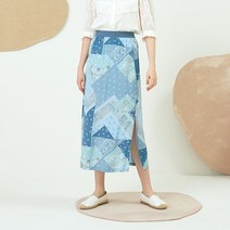 [이월할인] 써스데이아일랜드 스커트 보헤미안 T214MSK238W 트렌드존