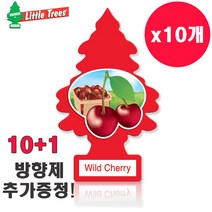 SJ리틀트리 종이방향제 와일드체리 10+1