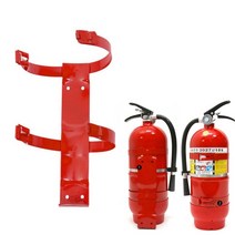 철 스틸 밴드형 소화기거치대 3.3kg용 소화기걸이 벽걸이 벽부착용브라켓