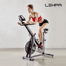 렉스파 스피닝바이크 가정용 실내자전거 렉시핏 유산소운동 홈트 YL-7000, 상세설명 참조, 블랙