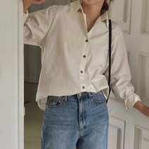 여자 가을 셔츠코디 베이직 데일리 심플 기본 셔츠