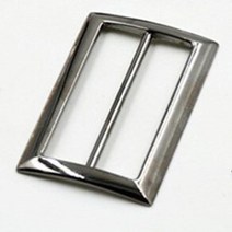 DIY 핀 버클 금속 트라이 글라이드 조정 롤러 직사각형 링 가죽 공예 액세서리 가방 벨트 스트랩 배낭 30개 리폼 수선, 50MM, 건블랙 1
