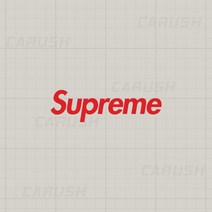 슈프림 B 로고 스티커 차량 캠핑 데칼 노트북, 특소형, 옐로우