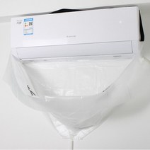 원룸 벽걸이 에어컨 셀프 청소 커버 비닐 냄새제거 필터 청소 도구 용품, 상세페이지 참조