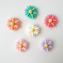 데이지 해바라기 꽃 볼마커 자석클립 포함 골프 악세사리 개별포장, 데이지 핑크