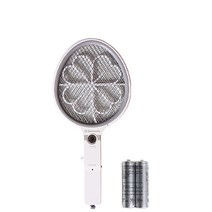 [에이스샵] 야광곤충킬러+건전지포함 전기모기채 모기채 전자모기채 모기퇴치