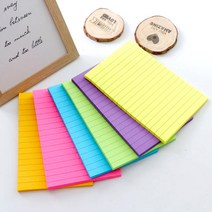 대형 유선 점착메모지 줄있는 접착메모장 100 x 150mm 50매x8개