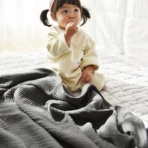 디케이홈 4중거즈 블랭킷XL 블랭킷, 차콜