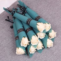 초등학생 졸업식 꽃다발 어린이집 학사모 3/5/10/20Pcs 비누 장미 꽃다발 발렌타인 데이 선물 Fridend 웨딩, 06 rose color 6_01 3pcs
