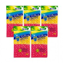 웰빙 광수세미 2매입 5개 주방수세미 엠보싱 찌든때 강력 판촉 홍보