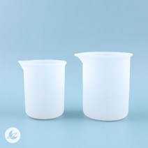 실리콘 계량컵 비커 (100ml 150ml 700ml) RC008, 중100ml