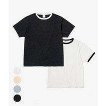 토피 tTEE 솔리드 링거 하프 티셔츠 4 COLOURS SOLID RINGER HALF T-SHIRT 417391