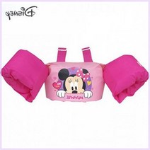 미니마우스 암링 자켓 휴가 바캉스 여름 바닷가 팔 어깨 튜브 어린이 여아 수영장 PmR 보행기 아동 유아 물놀이 용품 편한 데일리 기본 베이직 심플 아이템, 단품, 단품