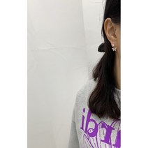 14k 18k 골드 나비핀 귀걸이 이어링