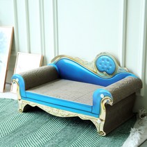 고양이 스크래쳐 골판지-리필 스크래처 소파형+장갑빗, 리필