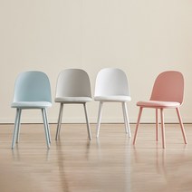 폴인퍼니 식탁의자 듀이 체어 플라스틱 카페 디자인 의자, 듀이PU체어_그레이, 1개