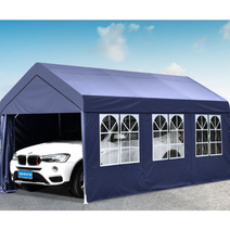 AISHIFA 2.8mx6m 행사용 천막 포장마차 조립식창고 간이주차장, 사면천 1개, SUV 330x530cm