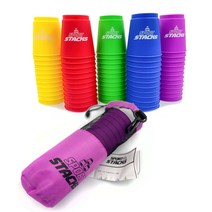 씨제이 컵쌓기 KC인증 스피드 스택 스포츠 스태킹, 레드