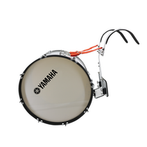 YAMAHA 아미 마칭 밴드 드럼 군악대 행진 큰북 22인치, 와인레드