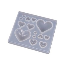 UV 수지 공예 DIY 크리스탈 에폭시 곰팡이 사탕 심장 모양의 패치 장식을 만드는 UV 수지 공예, 2
