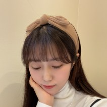겨울 니트 리본 벨벳 헤어밴드 머리띠 제니머리띠 제니리본 리본헤어밴드 리본머리띠 기본머리띠 컬러헤어밴드 실크머리띠