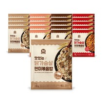 미트리 닭가슴살 현미볶음밥 4종 혼합, 20개, 200g