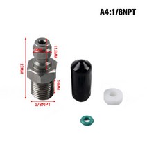 PCP 페인트볼 공압 퀵 커플러 8MM M10x1 수 플러그 어댑터 피팅 링 1/8NPT 1/8BSPP 에어 리필 스테인레스