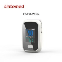 자전거 심박계 Lintemed 휴대용 손가락 맥박 산소 농도계 모니터 심장 박동 건강 관리 고정밀 어머니 키즈 Saturometer 103233, F31-화이트