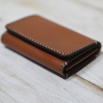 로스킨 미니지갑 반제품 DIY 수업용키트(소가죽) 가죽공예 DIY 패키지, 와인