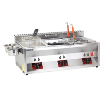 가스레인즈 분식집 어묵조리기 마라탕 노점 튀김기, 전기  44리터1818격자2통오뎅