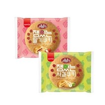 삼립 1+1 잼있는사과쿠키75gx20개+잼있는딸기쿠키75gx20개, 1개, 75g
