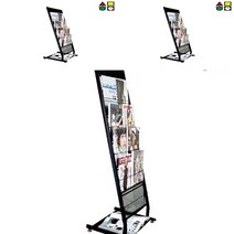 카다로그 스탠드 A4기준 2열5단 CS-202N 카탈로그거치대 홍보물거치대 잡지거치대