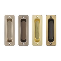 매입손잡이 3사각오목이 4컬러 40x110mm 목문 미닫이문 슬라이딩도어 매립손잡이, 2. BSN