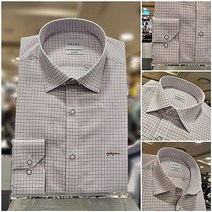 예작 SH04 미니체크 슬림핏 셔츠 YJ1FBS967WI