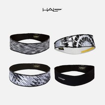Halo Headband 할로 스포츠 헤드밴드 2인치 와이드 풀오버, Black Tie Dye