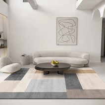 북유럽 카펫 거실 침실 커피 테이블 바닥 매트 가정용 대형 미끄럼 방지 침대 옆 어린이 방 러그, 160cmx230cm, CN, 현대3320