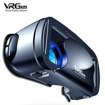 VR 가상현실 VRG Pro 블루 레이 3D 헤드셋 5-7 인치 스마트 폰 비디오 게임 쌍안경 용 광각 가상 현실 헬멧, 한개옵션1, 01 VR Glass