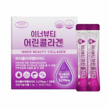 에버그린 이너뷰티 어린콜라겐 3G X 60포 X 12박스 엘라스틴 피쉬콜라겐 히알루론산