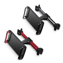 Ipona 차량용 헤드레스트 뒷좌석 휴대폰 거치대, 뒷좌석거치대 레드, 1개