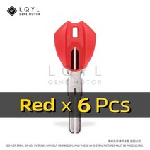 6Pcs 오토바이 열쇠 교체 키 DUCATI 몬스터 696 796 M1100S M1200S 821 848 1098 1199 1299 M1100 659 656, 02 6 PCS Red