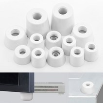 10Pcs 흰색 가구 미끄럼 방지 고무 피트 충격 흡수 패드 기계 피트 의자 바닥 캐비닛 테이블 다리 발 보호대 커버, [10] J
