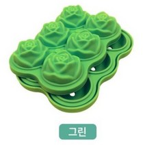 로즈부케 장미꽃 얼음틀 6구 1p