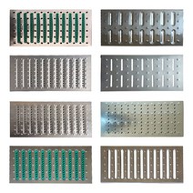 맨홀 그레이팅 배수로 안전 덮개15/25/30x58cm 스테인리스 201 부엌 하수도 층, 01 A-200x580x25mm